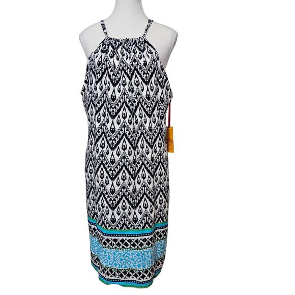 Ruby Rd. Halter Dress Size Large Lined Preppy Cruisewear Party New Other - Picture 1 of 10